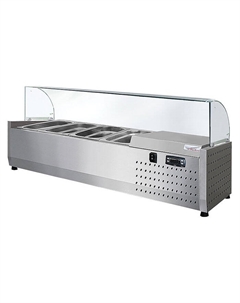 Настольная холодильная витрина Finist ToppingBox НХВсм-4,5 Финист