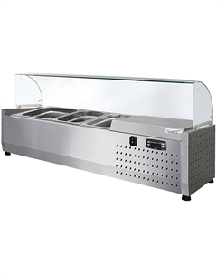 Настольная холодильная витрина Finist ToppingBox НХВсм-4 Финист
