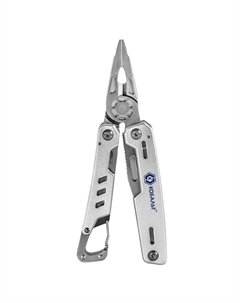 Мультитул 918-268, 11 в 1, корпус из нержавеющей стали, рукоятки из алюминия, чехол для хранения, блистер Кобальт