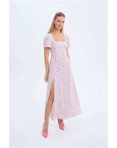 Платье с разрезом flower boom You