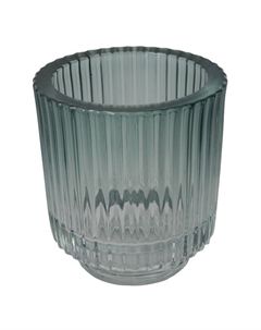 Подсвечник Quartz 8х8х8,5см стекло Maxijoy