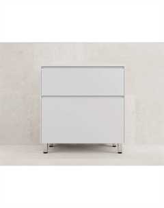 Тумба под раковину Лима 80 см ЛС-00002350 напольная, белая Style line