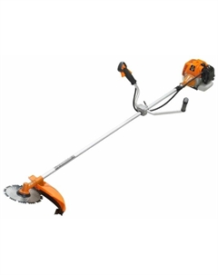 Триммер Carver GBC-033M, 900 Вт, 1.5 л.с., бензиновый, реж.эл.: леска и нож, Т-образная (велосипедная) рукоять, плечевой ремень, верхнее положение двигателя, 7.3 кг (01.001.00020)