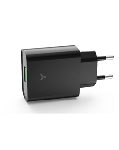 Сетевое зарядное устройство Accesstyle Sunset 18WU 18W, 1USB, Quick Charge, PD, 3A, черный (Sunset 18WU Black)