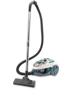 Пылесос Hyundai HYV-C3500 2.2 кВт, 2.5 л, 5 м, белый/бирюзовый (HYV-C3500)