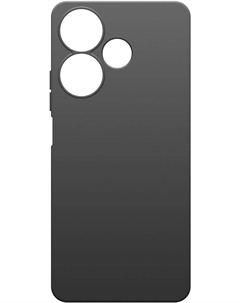 Чехол-накладка BoraSCO для смартфона Xiaomi Redmi 13, силикон, черный (73408) Borasco