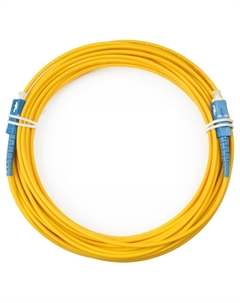 Патч-корд оптический FOP(s)-9-SC-SC-2m, SC/UPC-SC/UPC, одномодовый, 9/125, OS2, одинарный, 2 м, LSZH, желтый (FOP(s)-9-SC-SC-2m) Cabeus