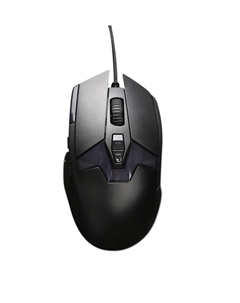 Мышь проводная EM945X, 16000dpi, оптическая светодиодная, USB, черный (EM945X) Dareu