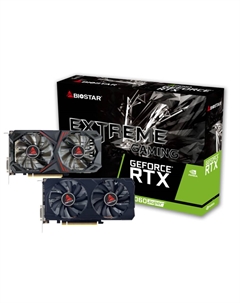 Видеокарта NVIDIA GeForce RTX 2060 SUPER, 8Gb DDR6, 256 бит, PCI-E, DVI, HDMI, DP, Retail (VN2066RF82) Biostar