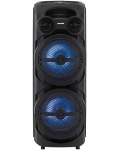 Портативная акустика 2.0 Digma MS-11, 100 Вт, FM, AUX, SD, Bluetooth, подсветка, черный (BS11100B)