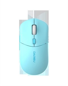 Мышь проводная LM121, 6400dpi, оптическая светодиодная, USB, голубой (LM121 Blue) Dareu