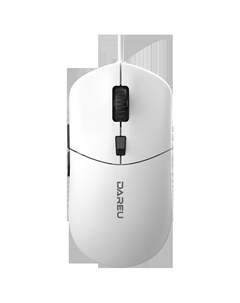 Мышь проводная LM121, 6400dpi, оптическая светодиодная, USB, белый (LM121 White) Dareu