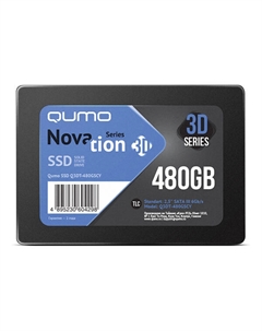 Твердотельный накопитель (SSD) 480Gb QM Novation, 2.5", SATA3 (Q3DT-480GSCY) Qumo