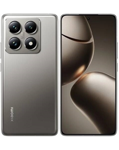 Смартфон Xiaomi 14T Pro, 6.67" 2712x1220 AMOLED, MediaTek Dimensity 9300+, 12Gb RAM, 512Gb, 3G/4G, NFC, Wi-Fi, BT, 3xCam, 2-Sim, 5000 мА⋅ч, USB Type-C, Android 14, серый (57288)