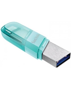 Флешка 128Gb USB 3.0/Lightning IXpand Flip USB3.1, мятный/зеленый (SDIX90N-128G-GN6NJ) Sandisk