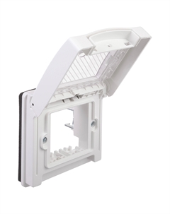 Рамка DKC Avanti, 1-пост, 2-модуля, белая (4400922) Dkc