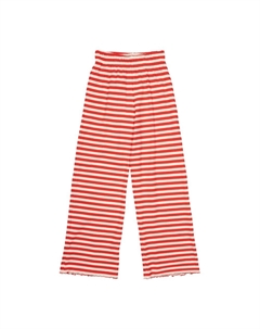 Брюки широкие в рубчик "Moore Poppy Red Striped ", красные полоски The new