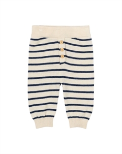 Штанишки вязаные Siblings "Baby Norton Mood Indigo Striped", морская полоска The new