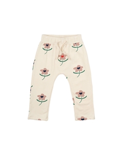 Брюки повседневные Siblings "Netty White Swan", влюбленные цветы The new