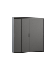 Шкаф-купе Тебар-4-220-230 Графит без зеркал Диван.ру