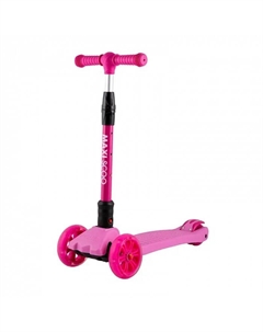 Самокат 3-х колесный Складной Серия "Junior Delux" (2022) со Светящимися Колесами Maxiscoo