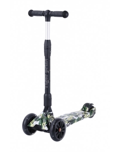 Трехколесный самокат Tiger Print хаки 2020 Tech team