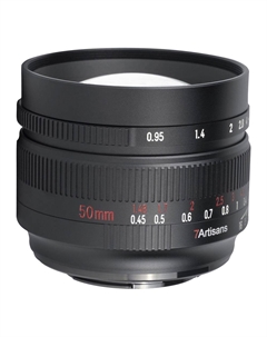 Объектив 7Artisans 50mm f/0.95, Nikon Z Mount, черный 7artisans