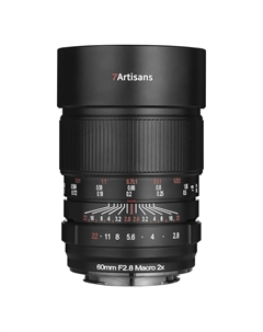 Объектив 7Artisans 60mm f/2.8 Macro 2x, Nikon Z Mount, черный 7artisans