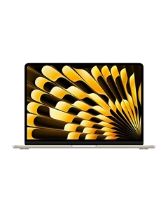 Ноутбук Apple MacBook Air 13.6'' M4, 16Гб/512Гб, 10CPU/10GPU, Starlight, русская клавиатура