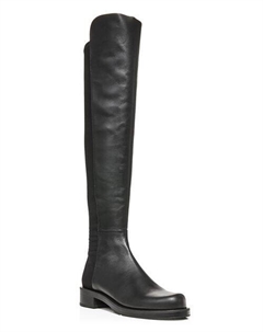 Женские ботфорты 5050 Bold выше колена, цвет Black Stuart weitzman