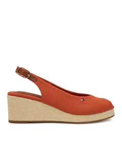 Эспадрильи Flag Mid Wedge Espad Slingback FW0FW08595, оранжевый Tommy hilfiger