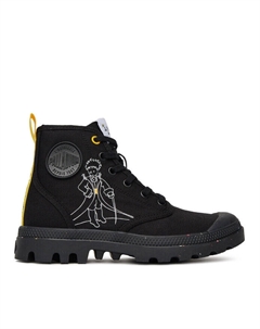 Ботильоны на шнуровке Pampa-Petit Prince 74449-008-M, черный Palladium