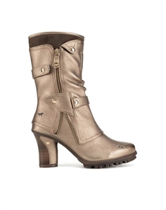 Сапоги 1141-606, золотой Mustang