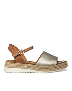 Эспадрильи D Eolie D55SRC 0Y243 C2L5F, золотой Geox