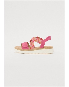 Босоножки на платформе, розовый Tom tailor