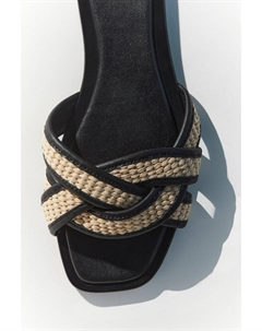 Сандалии с плетеными ремешками, бежевый H&m