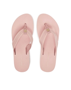 Сланцы Hilfiger Webbing Beach Sandal FW0FW08515, розовый Tommy hilfiger