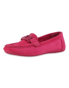 Мокасины, фуксия Van hill
