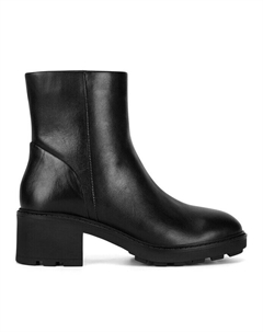 Ботильоны на блочном каблуке, черный Lasocki