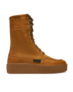 Ботильоны на плоской подошве, коричневый Weekend max mara