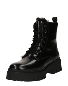 Ботильоны на шнуровке Lace-Up Ankle Boots Kris, черный Hugo