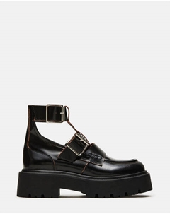 Ботильоны Rogue Box Leather, черный Steve madden