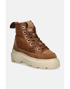 Замшевые туфли Matilda Shearling, коричневый Inuikii