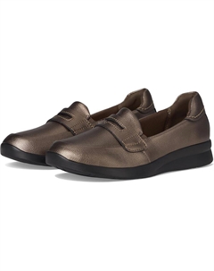 Лоферы Ellowyn Penny, цвет Bronze Metallic Leather Clarks