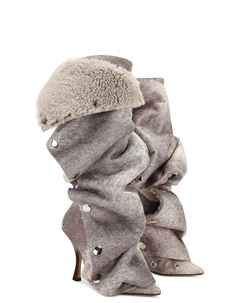 Туфли женские Snap Boot, цвет Light Grey & Dark Grey Y / project
