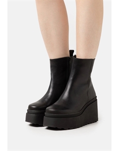 Ботильоны на платформе, черный Zign