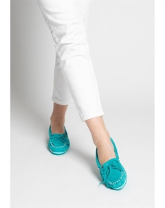 Мокасины женские, бирюзовый Minnetonka