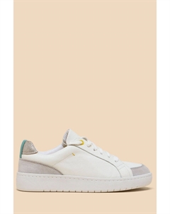 Кожаные замшевые кроссовки Lily, белый White stuff