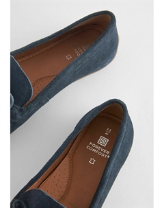 Мокасины FOREVER COMFORT BOW DRIVER REGULAR FIT, синий Next