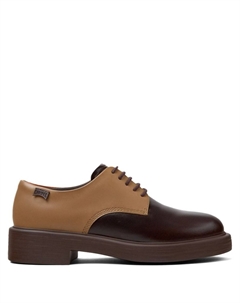 Дин несочетаемые цветные броги, коричневый Camper